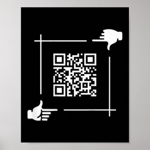 Poster Drôle président du Qr Trump 4547 Tee Trump Dancing