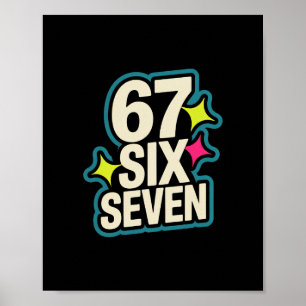 Poster Drôle Six Sept 6 7 Mème 1