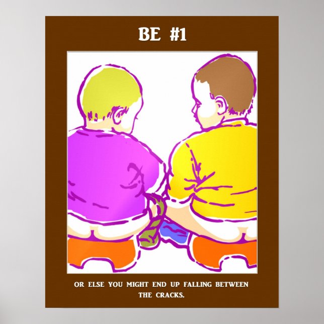 Poster Drôle succès Slogan Cheeky Jouer Sur Les Mots (Devant)