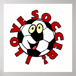 Poster Drôle T-shirts et cadeaux de balle de football