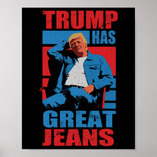 Poster Drôle Trump A De Super Jean Humour Hommes Femmes 