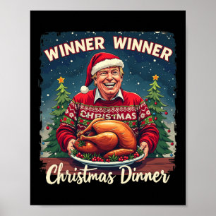 Poster Drôle Trump Humour Hommes Femme Lauréate Christma