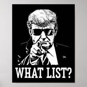 Poster Drôle Trump Quelle Liste 4