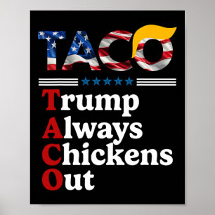 Poster Drôle Trump Taco Trump Toujours Se Défile _1