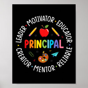 Poster Drôle Vie Principal Arc En Arc Arc À L'École Pour 