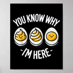 Poster Drôle Vous Savez Pourquoi Je Suis Ici Famille D'Œu