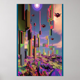 Poster Drones de l'enfer
