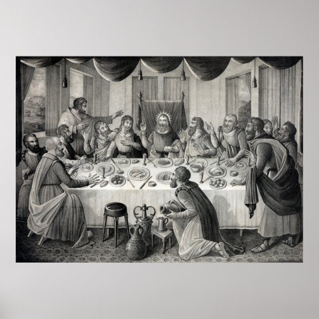 Poster/Druck "Das letzte Abendessen" Poster (Vorne)