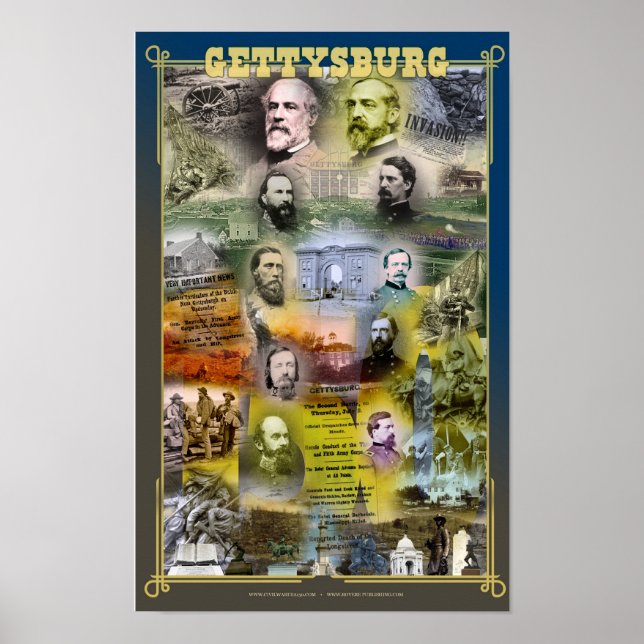 Poster du 150e anniversaire de Gettysburg (Devant)