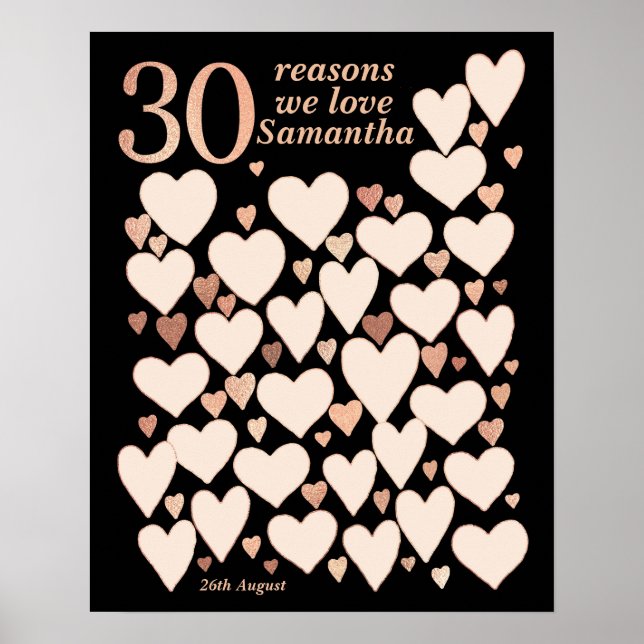 Poster du 30e anniversaire - 30 raisons pour lesqu (Devant)