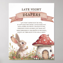 Poster du Baby shower Bunny
