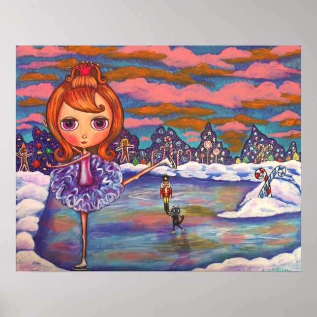 Poster du ballet de glace de Nutcracker (Devant)