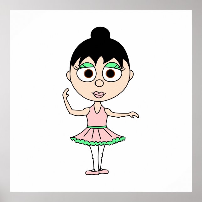 Poster du Ballet Troisième position - Série Baller (Devant)