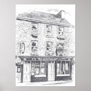 Poster du bar irlandais O Donnabhain