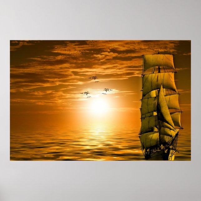 Poster du bateau Sunset Sail (Devant)