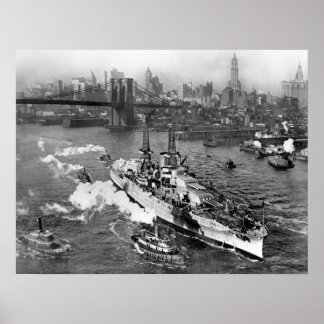 Poster du Battleship USS Arizona 20" x 26"