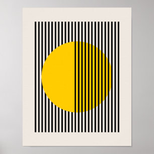 Poster du Bauhaus, Poster des Lignes du Cercle Jau