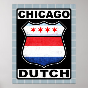Poster du bouclier américain de Chicago
