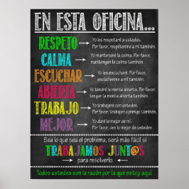 Poster du Bureau du Conseiller espagnol