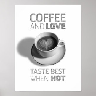 Poster du café