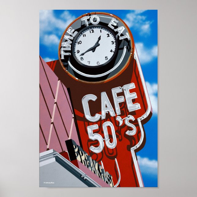 Poster du Cafe 50's Diner on Historic Route 66 (Devant)