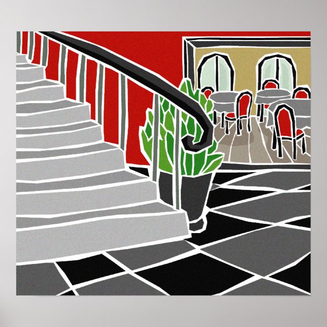 Poster du café de l'hôtel (Devant)