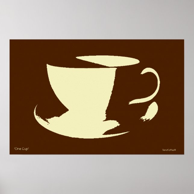 Poster du café One Cup (Devant)