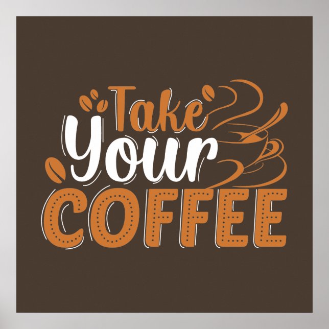 Poster du café Take You (Devant)