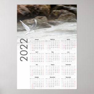 Poster du calendrier 2022 de Seagull - Dimanche pr