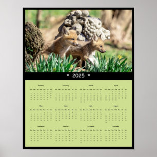 Poster du calendrier des kits Red Fox 2025