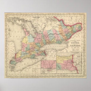 Poster Du Canada stimulant à l'ouest