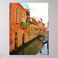 Poster du canal de Venise