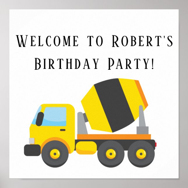 Poster du Carré de fête d'anniversaire du Mixer en (Devant)
