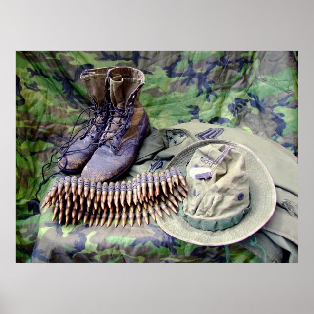 Poster du Casquette Bush et de la Jungle Boots (Devant)