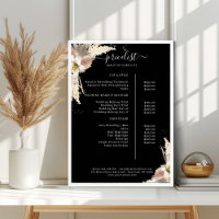 Poster du catalogue des prix du salon Boho