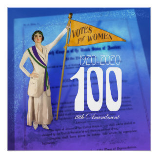 Poster du centenaire du suffrage féminin