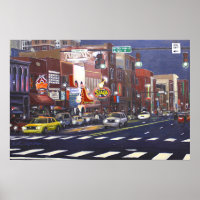 Poster du centre-ville de Nashville