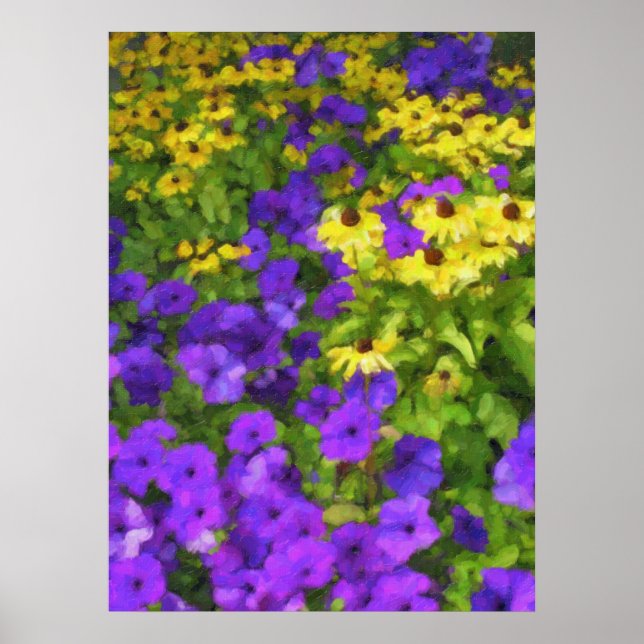 Poster du champ de couleurs (Devant)