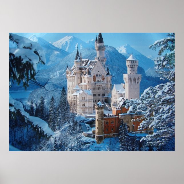 Poster du château de Neuschwanstein (Devant)
