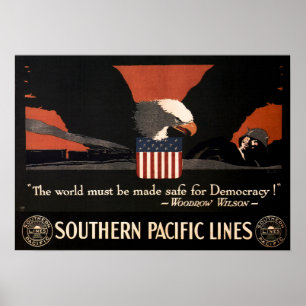 Poster du Chemin de fer de guerre américain Southe