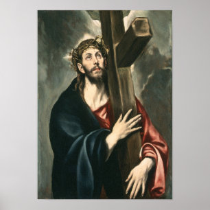 Poster du Christ portant la croix (Lumière 2)