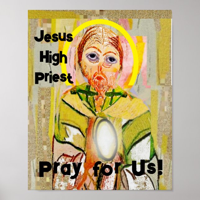Poster du Christ Prêtre (Devant)