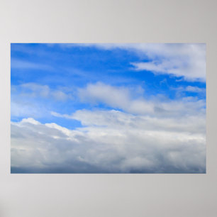 Poster du ciel nuageux/Imprimer