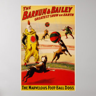 Poster du Cirque des Chiens Marqueurs