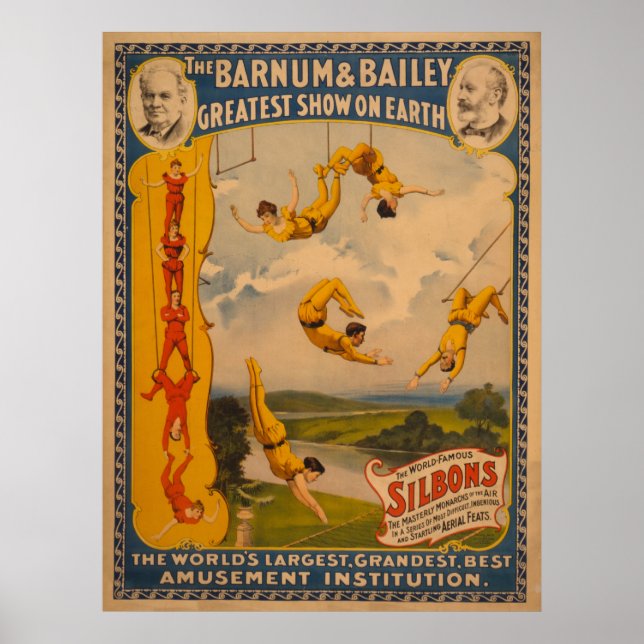 Poster du Cirque du Barnum & Bailey de Silbons de  (Devant)