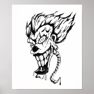 Poster du clown malin
