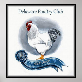Poster du club de volaille du Delaware