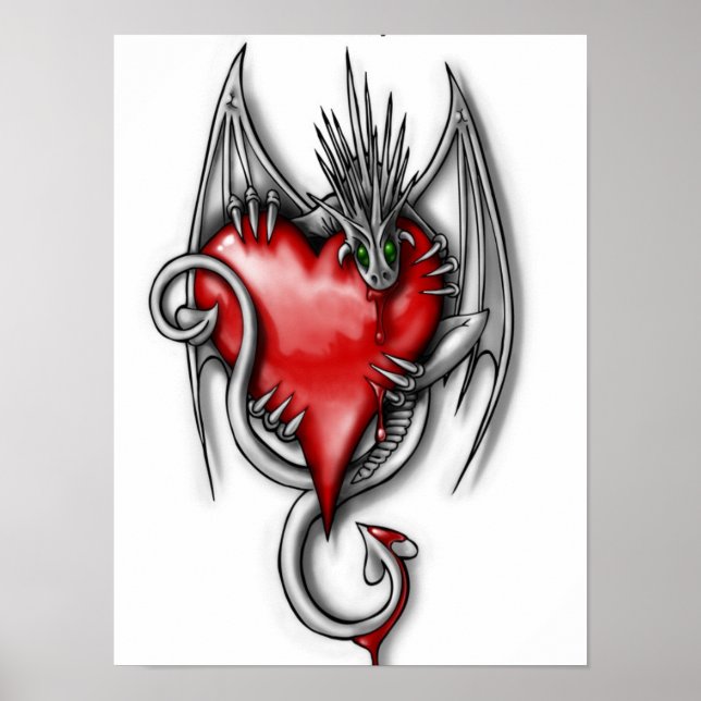 Poster du coeur du dragon (Devant)