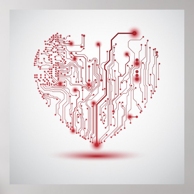 Poster du coeur électrique (Devant)