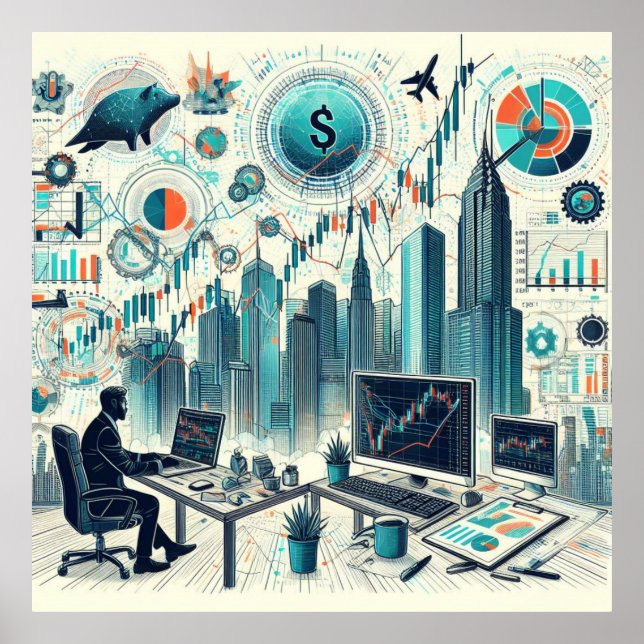Poster du commerce stock (Devant)